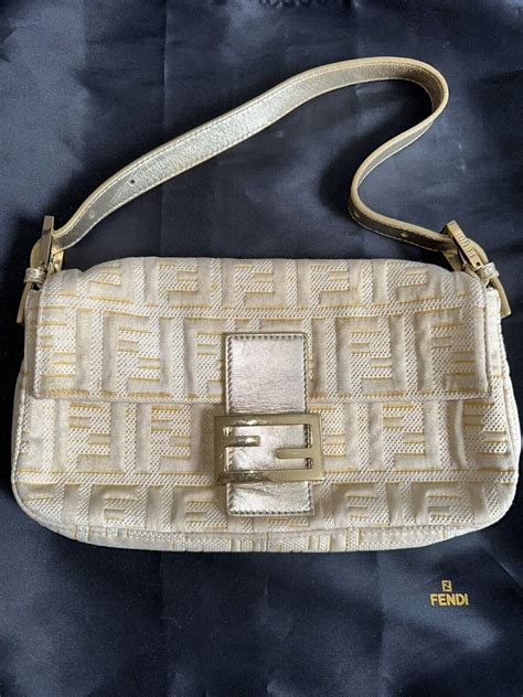 metallic fendi baguette bag|baguette bag Fendi vintage.